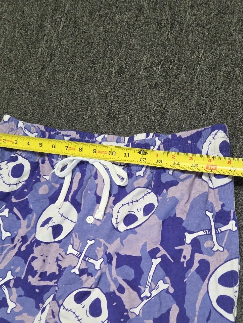 (#3) Disney Purple & White Jack Skellington Women's Pajama Pants - Picture 3 of 6